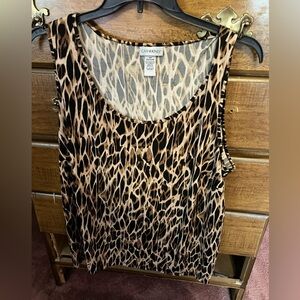 Leopard tank top